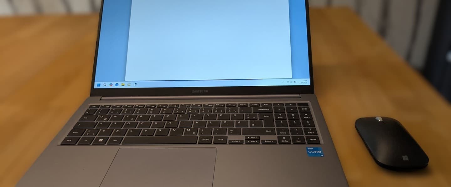 Aufnahme meines Samsung Galaxy Books