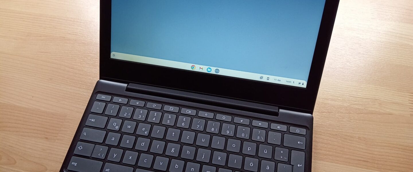 Nahaufnahme eines ChromeBooks